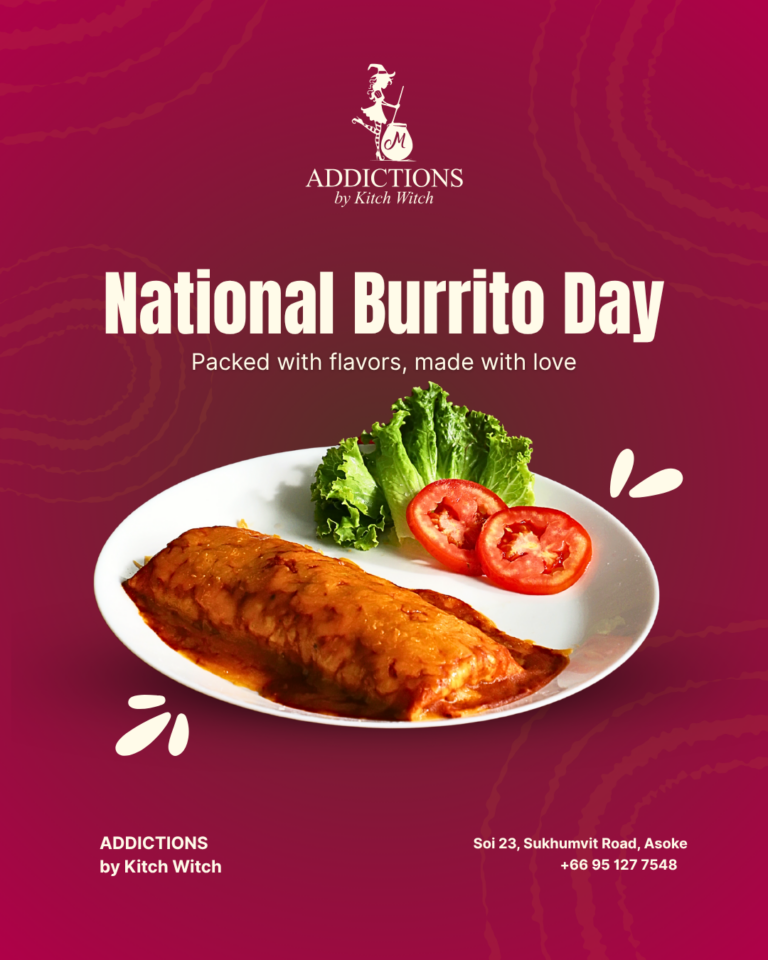 National Burrito day Instagram Post