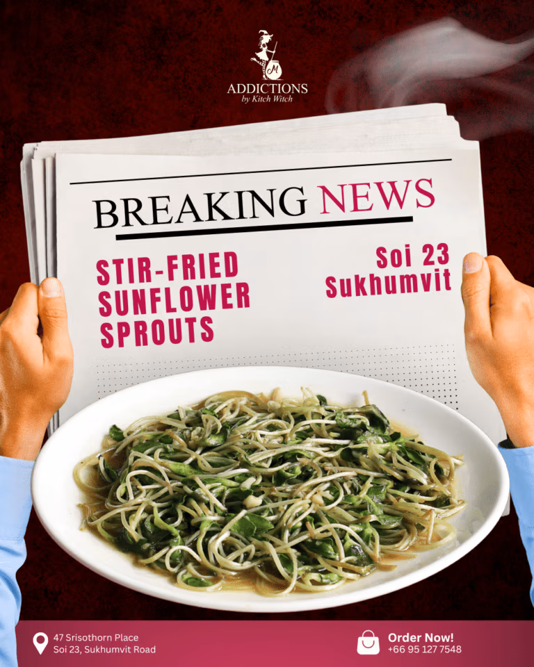 Stir Fried Sunflower sprouts