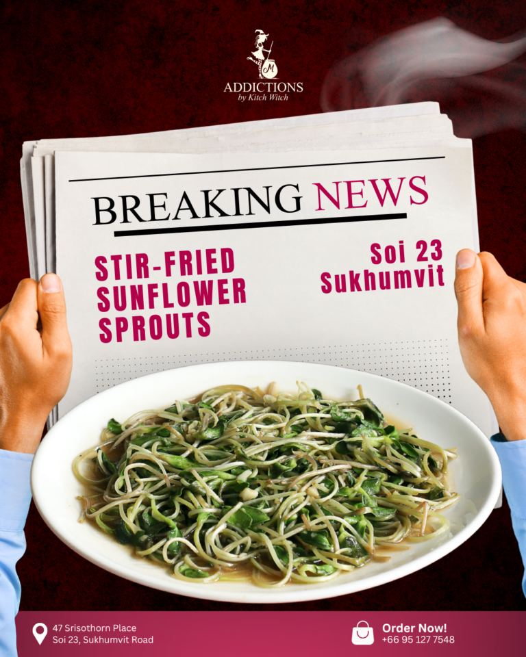 Stir Fried Sunflower sprouts