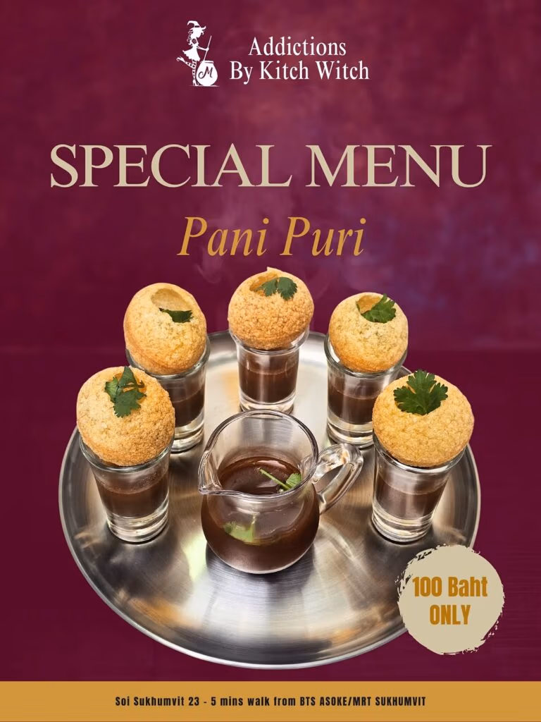 Indian pani puri Bangkok