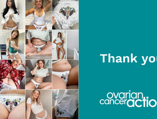 The online influencers helping us to reach up to 1.9 million people this World Ovarian Cancer Day