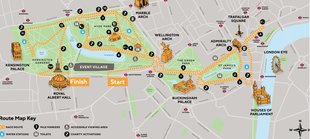 Royal Parks Half Marathon Route | Charity Places | Ovarian Cancer Action