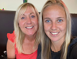 Beth Mead and her mum June