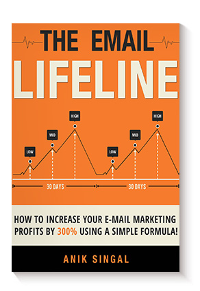 The Email Lifeline: How to Increase Your E-Mail Marketing Profits by 300% Using a Simple Formula de Anik Singal