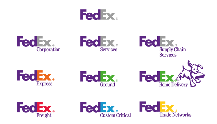 Marca monolítica: Fedex