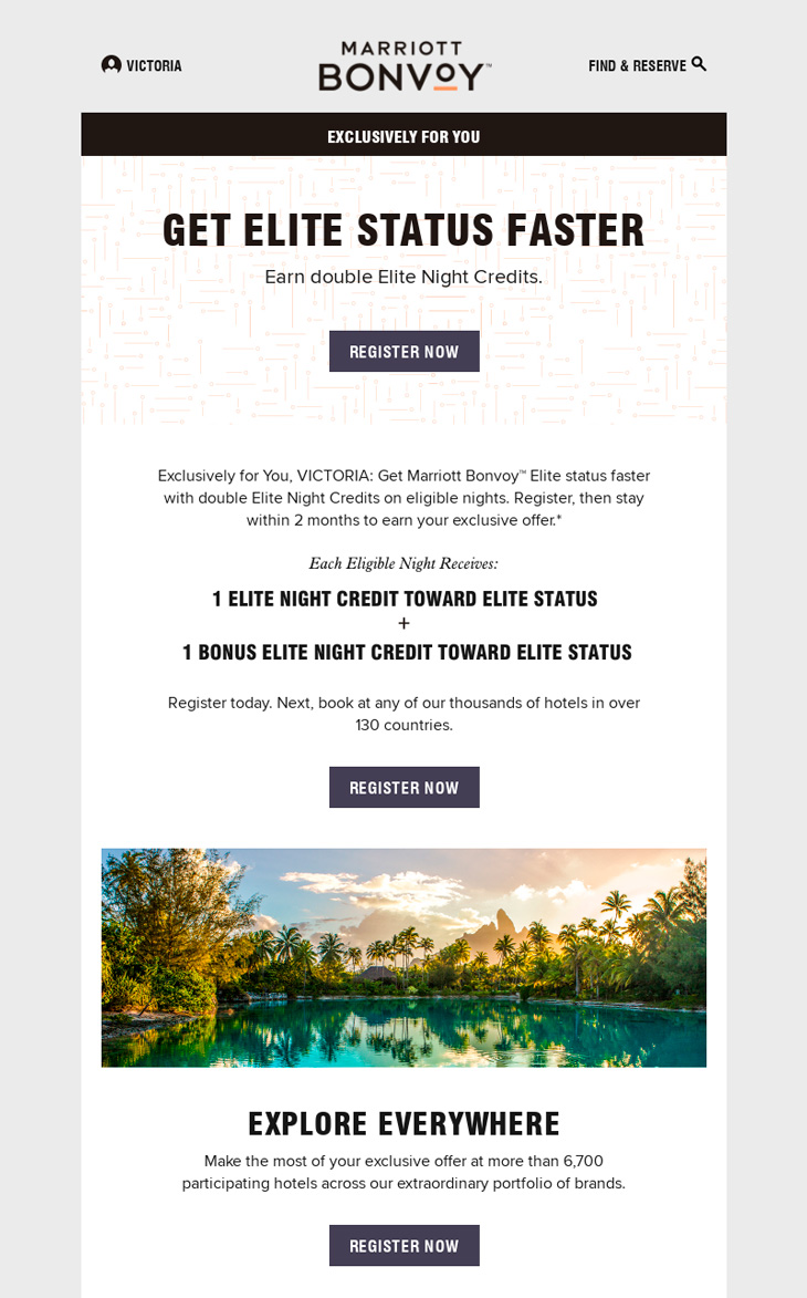 Email Marketing para Hoteles - Contratar mejoras en la reserva