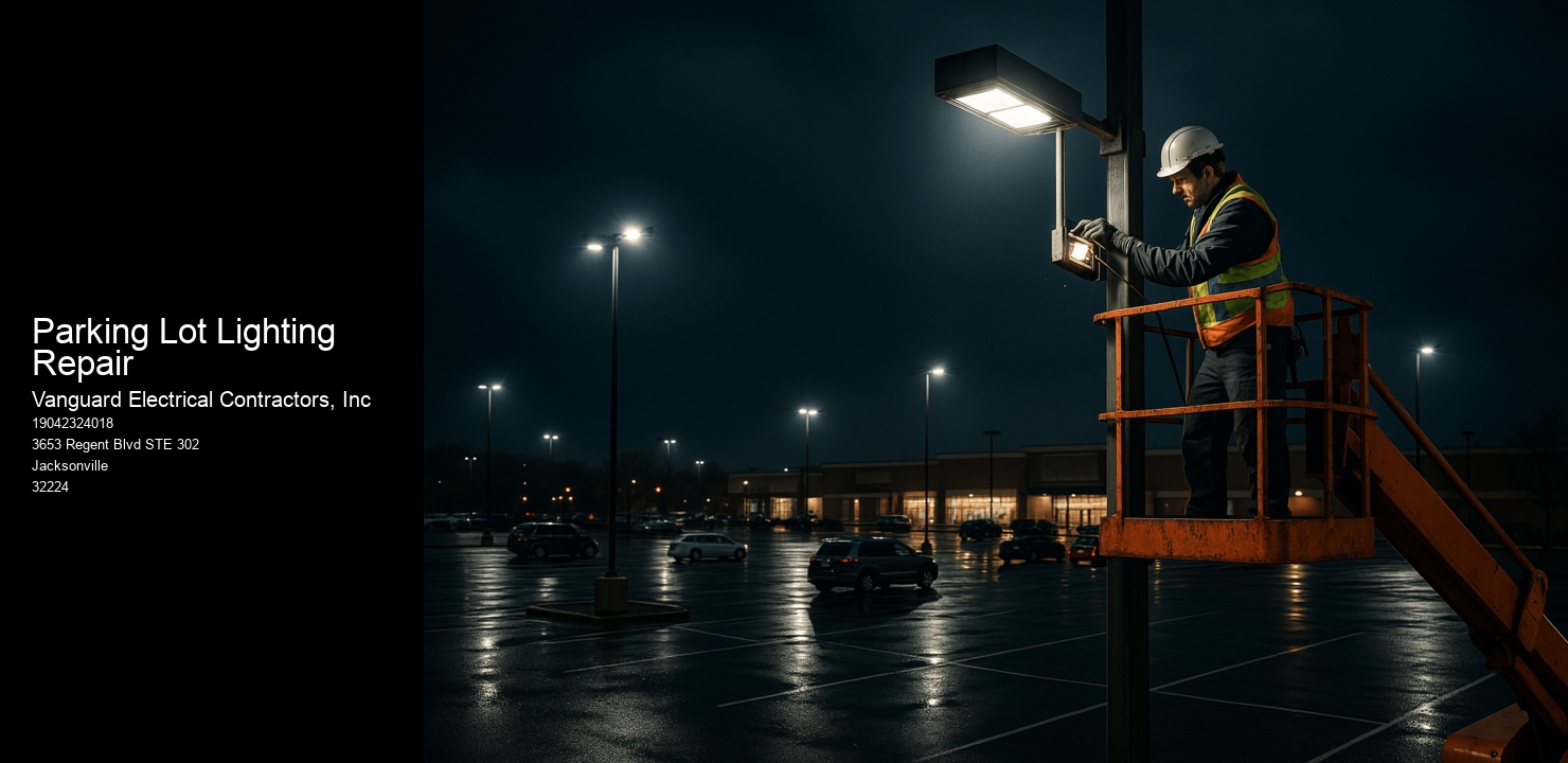 Parking Lot Lighting Repair
