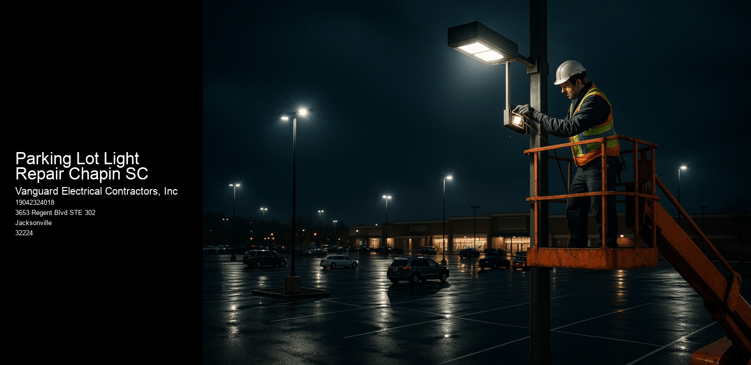 Parking Lot Light Repair Chapin SC
