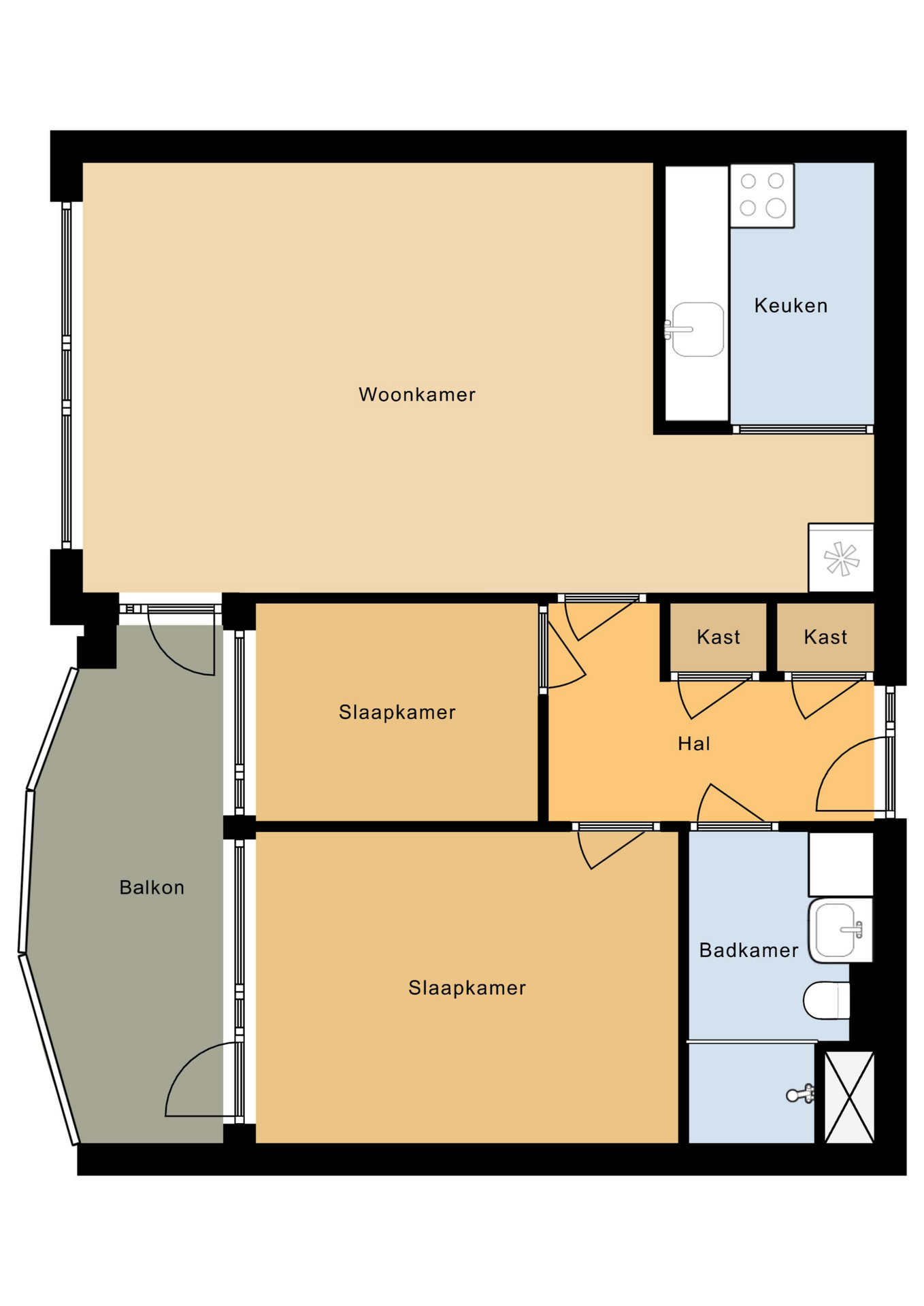 Te huur: Utrecht / €1448 p.m. / 58m2
