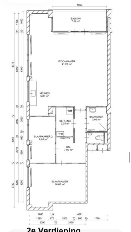 Te huur: Amsterdam / €1234,00 p.m. / 76,00m2