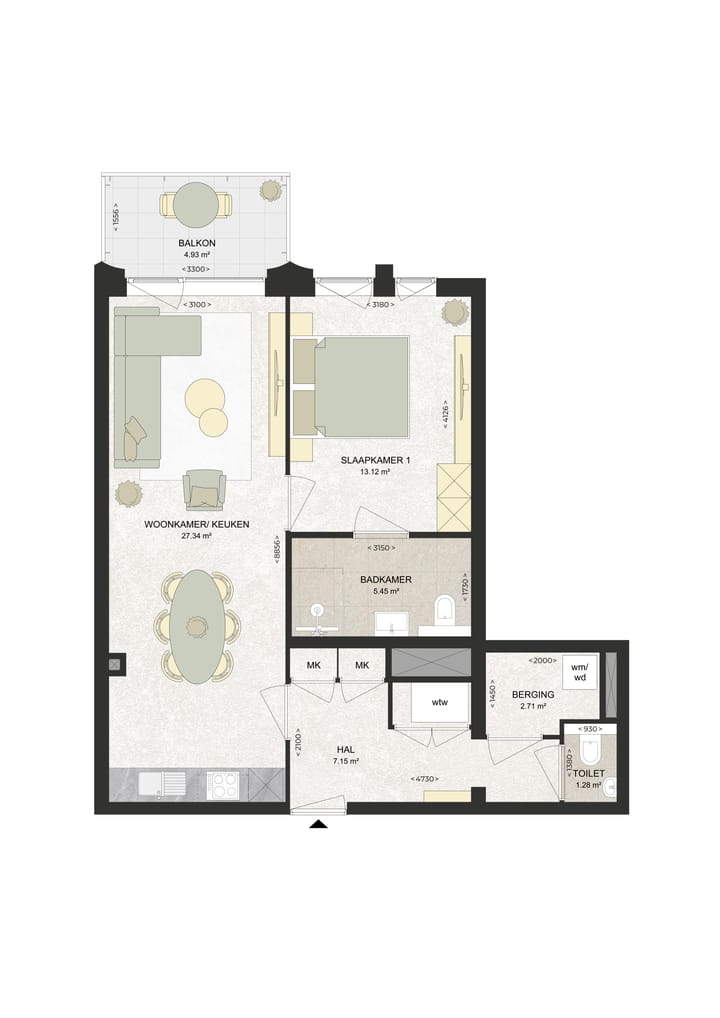 Te huur: Haarlem / €1455 p.m. / 61m2
