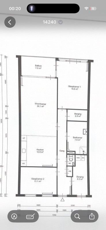For rent: Amsterdam / €1210.00 p.m. / 90.00m2
