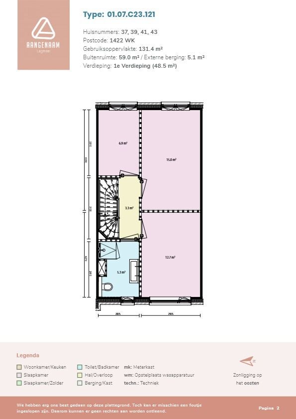 Te huur: Uithoorn / €1287,00 p.m. / 131,00m2