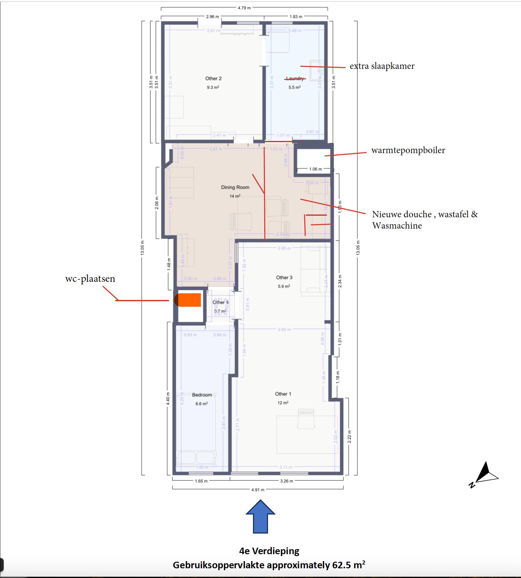 Te huur: Rotterdam / €425 p.m. / 6m2