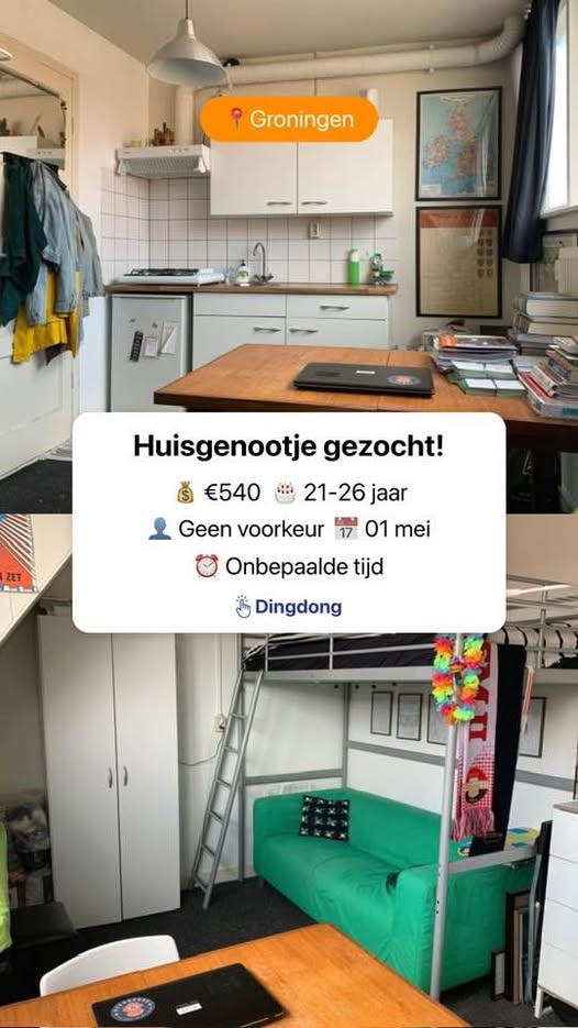 For rent: Groningen / €490.00 p.m. / 14.00m2