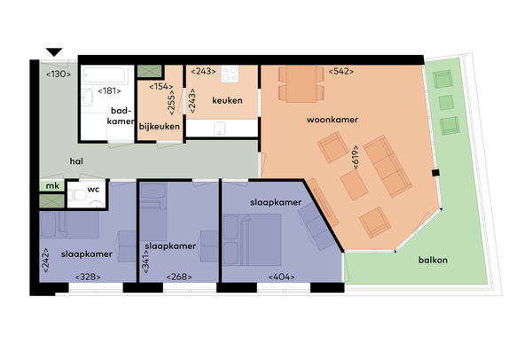 For rent: Amstelveen / €1725 p.m. / 91m2