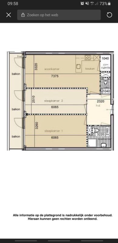 Te huur: Den Haag / €1077,00 p.m. / 72,00m2