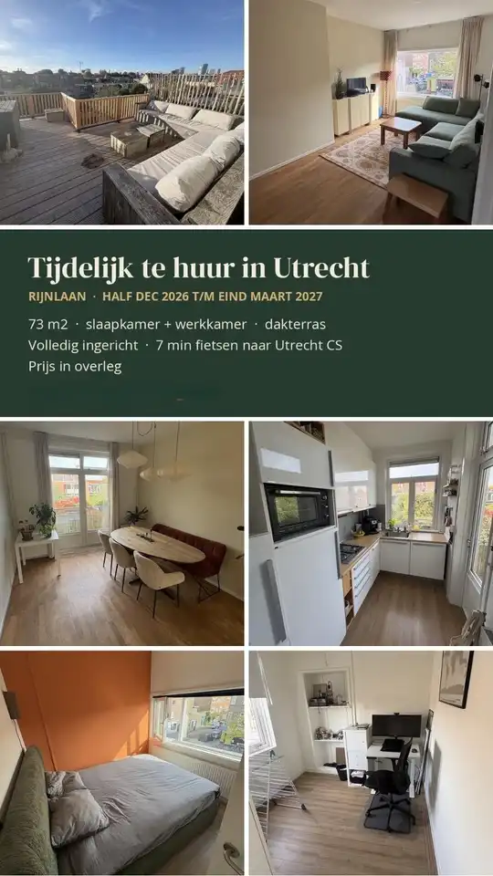 Te huur: Utrecht / €2000 p.m. / 73m2