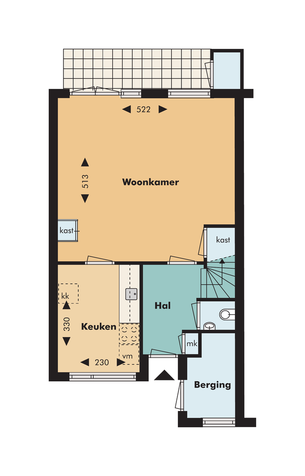 For rent: Leusden / €1505.00 p.m. / 91.00m2