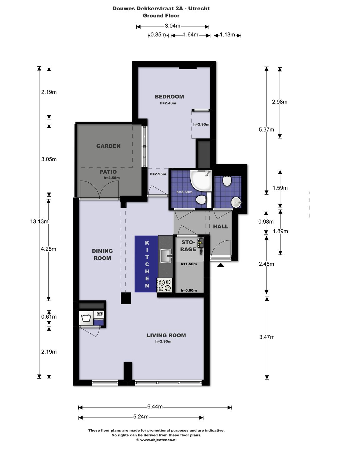 Te huur: Utrecht / €2350,00 p.m. / 66,00m2