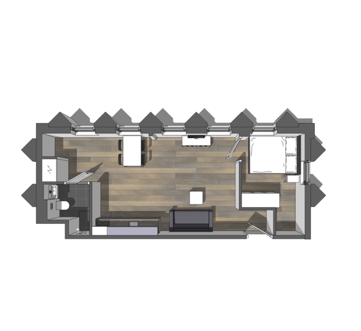 Te huur: Utrecht / €1000 p.m. / 42m2