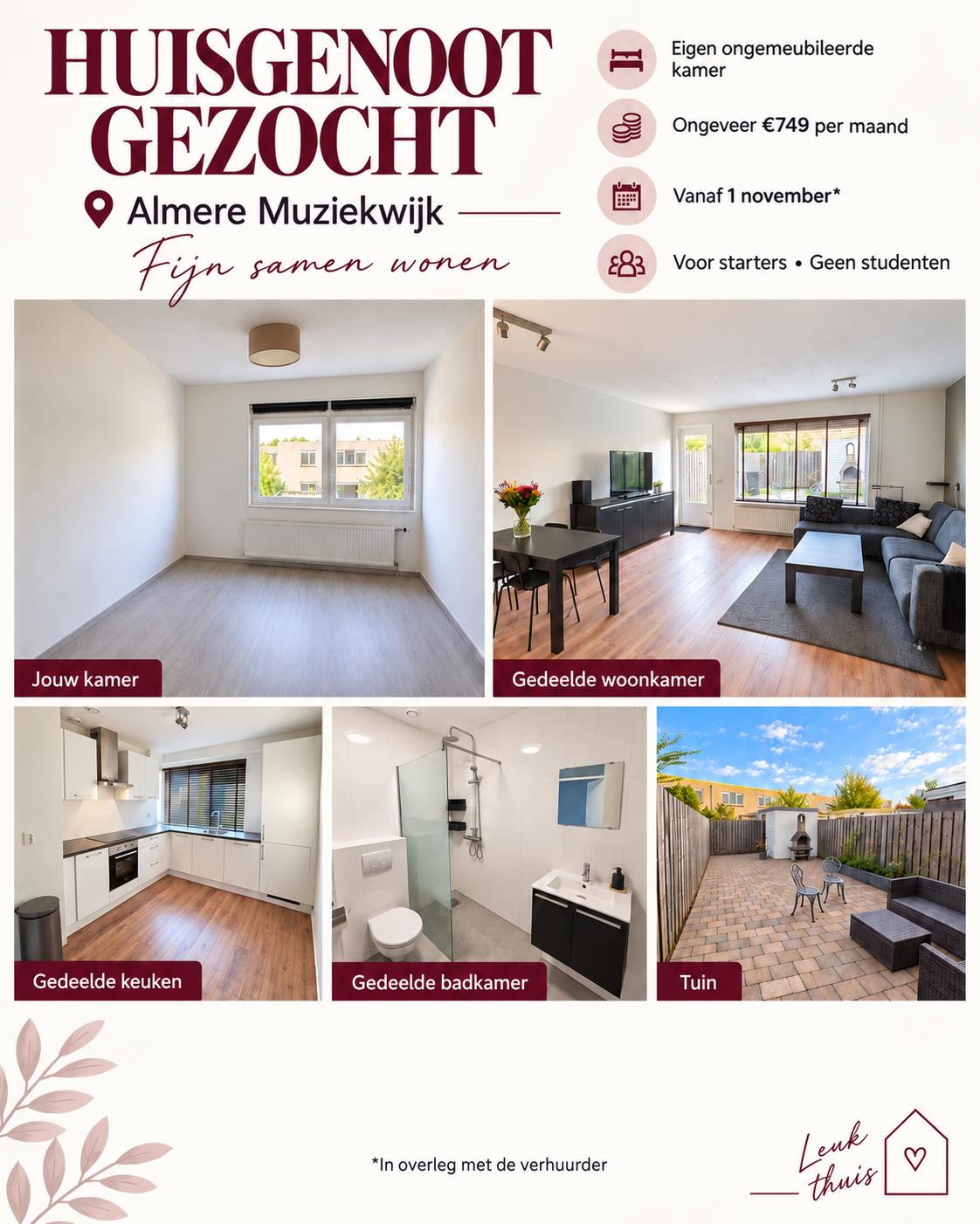 Te huur: Almere