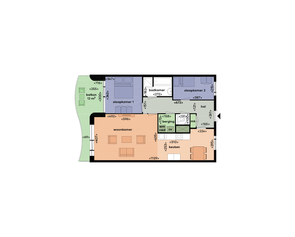 For rent: Utrecht / €1665 p.m. / 85m2