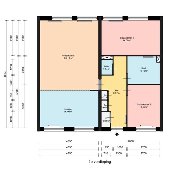 For rent: Almere / €1086.00 p.m. / 86.00m2