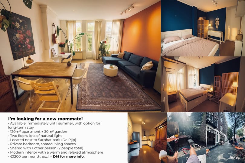 Te huur: Amsterdam / €1200,00 p.m. / 120,00m2