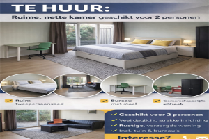 Te huur: Hoofddorp / €1650,00 p.m. / 55,00m2