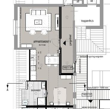 For rent:  Eindhoven  / €1695.00 p.m. / 49.00m2