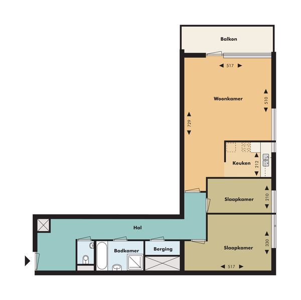 Te huur: Rotterdam / €1208 p.m. / 90m2