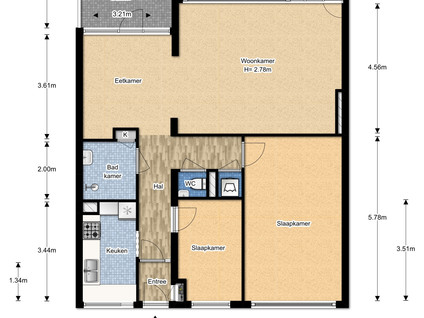 For rent: Rotterdam / €1900.00 p.m. / 83.00m2