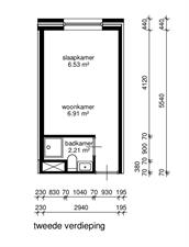 Te huur: Dordrecht / €527,00 p.m. / 18,00m2