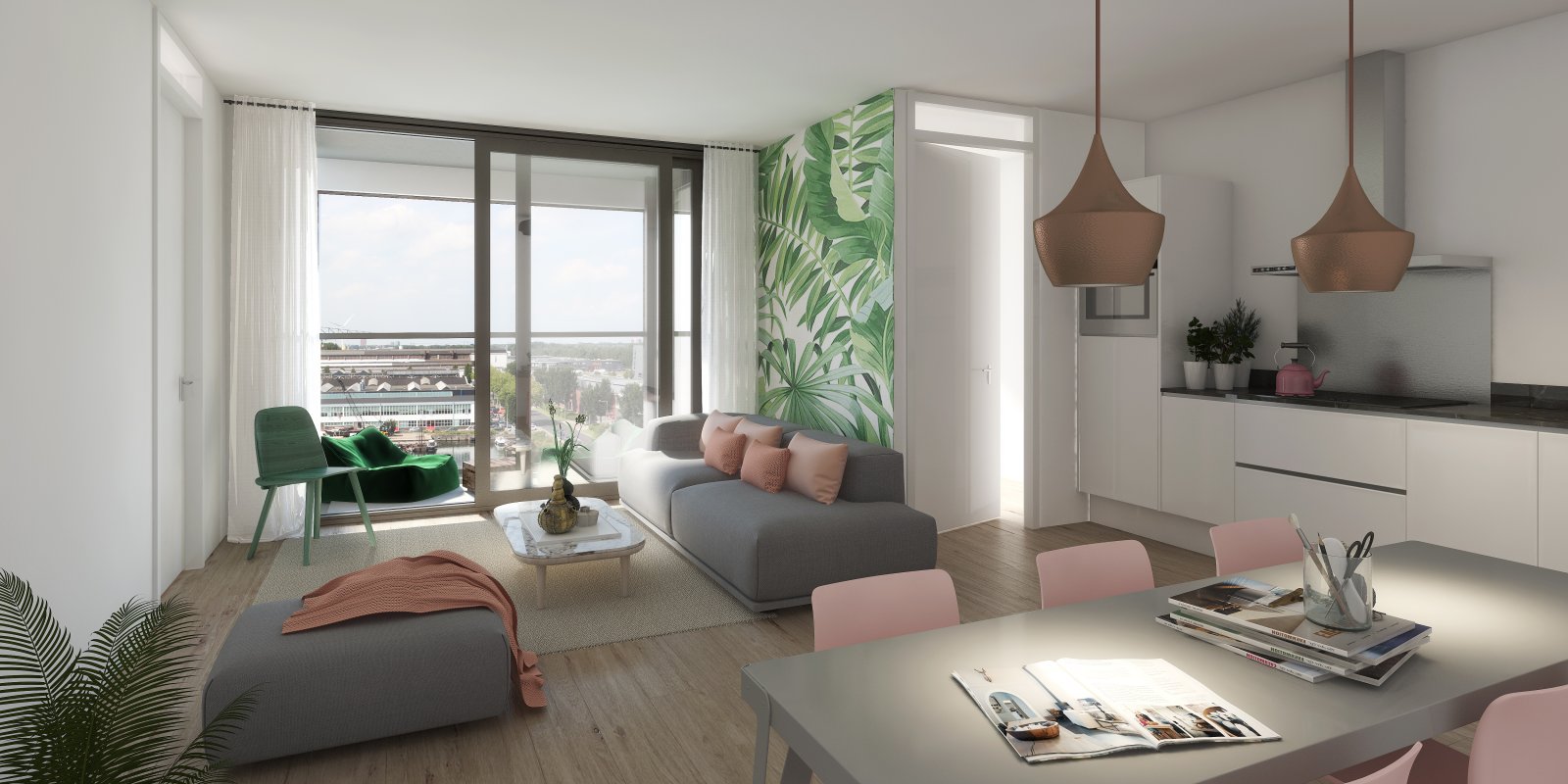 Te huur: Amsterdam / €1710 p.m. / 56m2