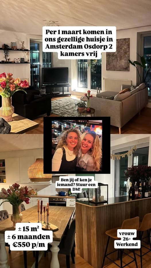 Te huur: Amsterdam / €550,00 p.m. / 15,00m2