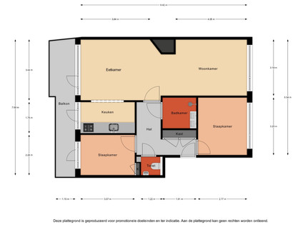 Te huur: Amsterdam / €2500,00 p.m. / 70,00m2