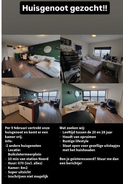 For rent: Amsterdam / €670.00 p.m. / 10.00m2