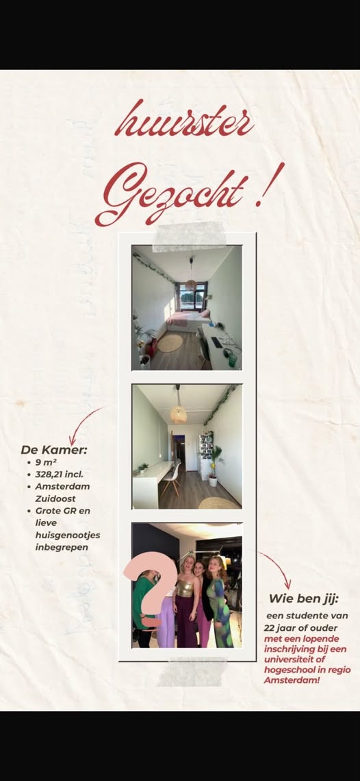For rent: Amsterdam