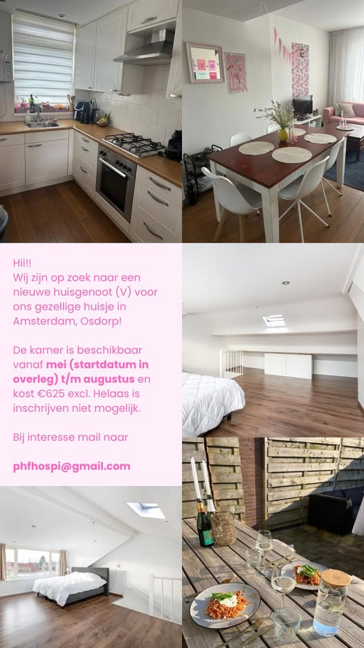 Te huur: Amsterdam / €625,00 p.m. / 24,00m2