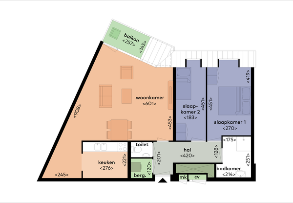 Te huur: Tilburg / €1200,00 p.m. / 77,00m2