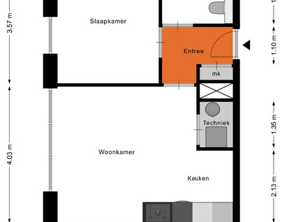 Te huur: Veenendaal / €1147 p.m. / 40m2