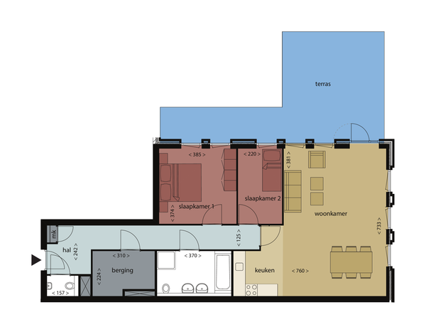Te huur: Breda / €1560,00 p.m. / 102,00m2