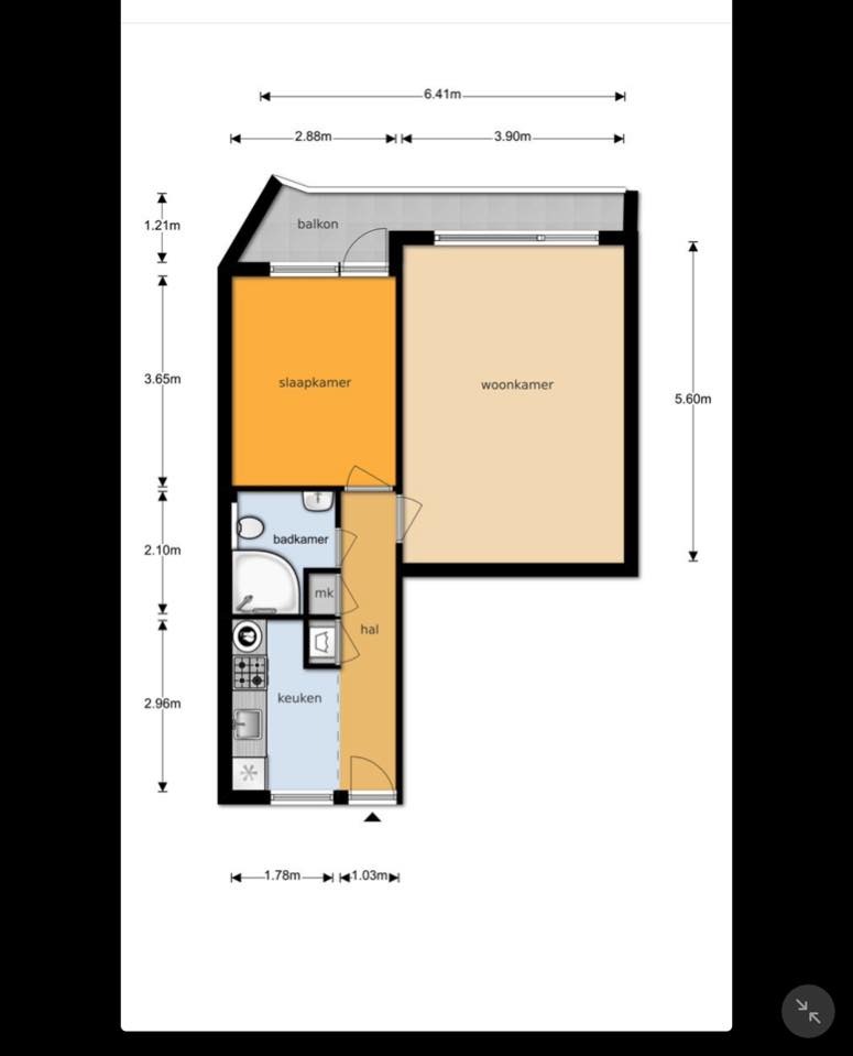 Te huur: Wageningen / €1300,00 p.m. / 51,00m2