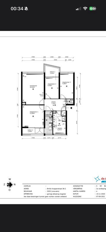 Te huur: Amsterdam / €1178 p.m. / 75m2