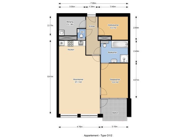 Te huur:  Den Haag  / €1650 p.m. / 81m2