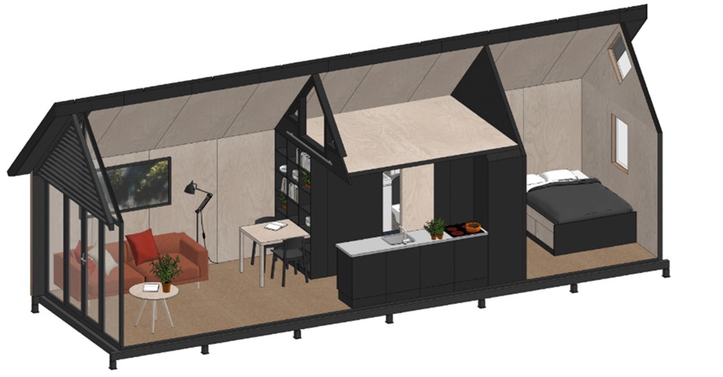 Te huur: Hoedekenskerke / €412 p.m. / 12m2