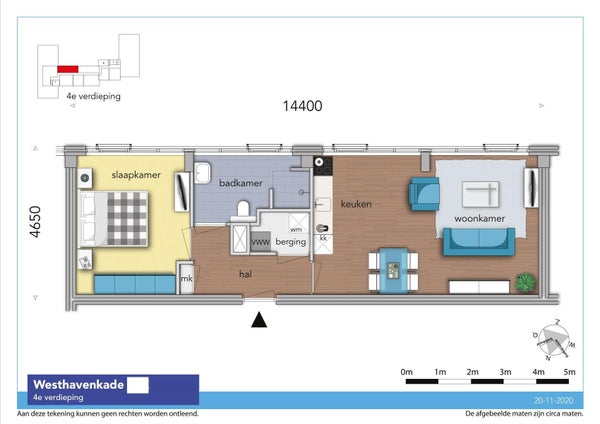 Te huur: Vlaardingen / €1090 p.m. / 59m2