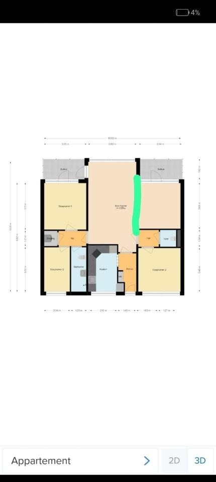 For rent: Haarlem / €1180.00 p.m. / 100.00m2