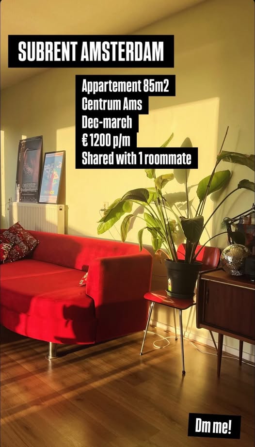 Te huur: Amsterdam / €1200 p.m. / 85m2